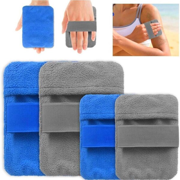 4 Pcs Sand Remover For Beach Sand Removal Bag Powder Pouch Sand Remover Brush