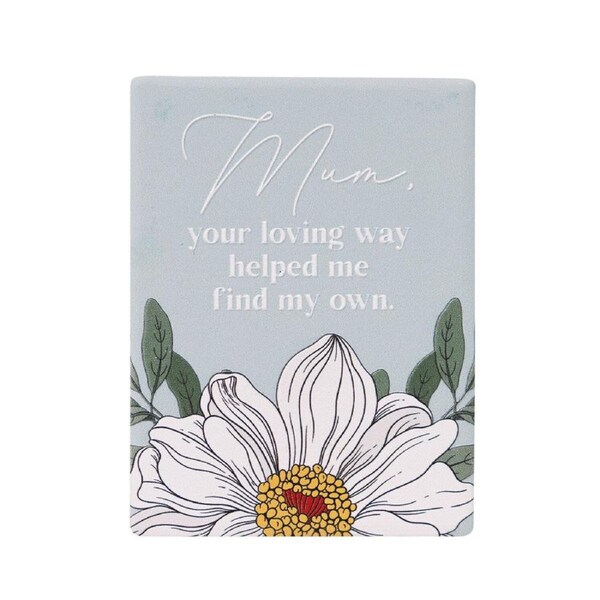 Splosh Floral Magnet 6x8cm Mum Loving Way MD2508