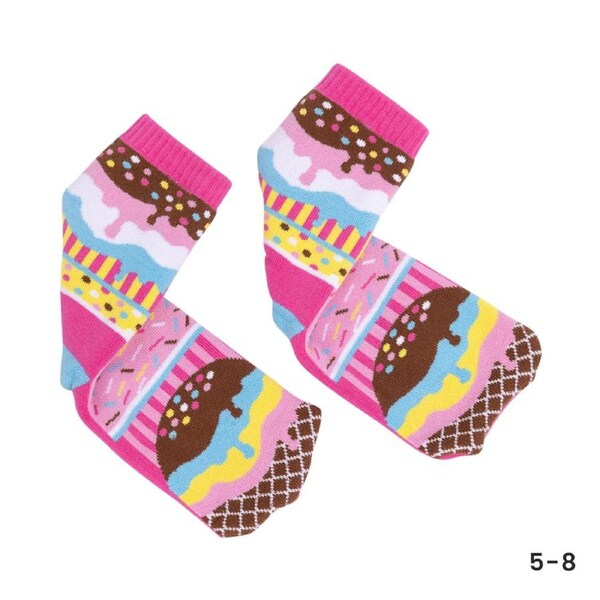 Lolly Kicks Kids Socks Small (5-8) Ice Cream LLK008A