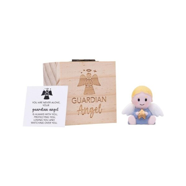 Pocket Promise Keepsake Ornament 5cm Guardian Angel PPB304