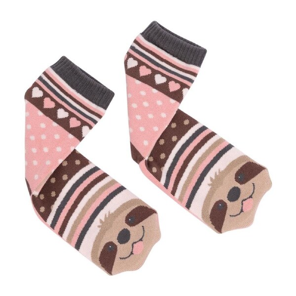 Lolly Kicks Kids Socks Small (5-8) Sloth LLK006A