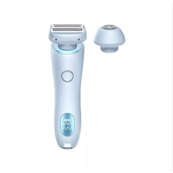 Silk Glide Epilator Electric Shaver Razors Trimmer for Bikini Painless Hair Removal at Home 2 in 1 Electric Shaver Razors for Women