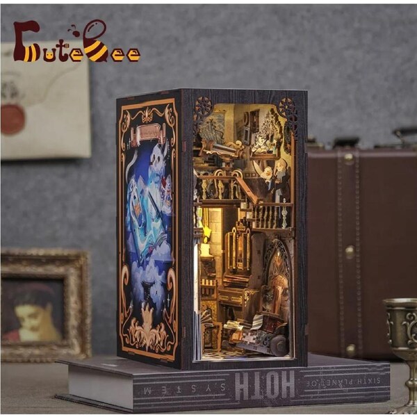 Cutebee The Nebula Rest Room DIY Book Nook Kit Miniature Dollhouse