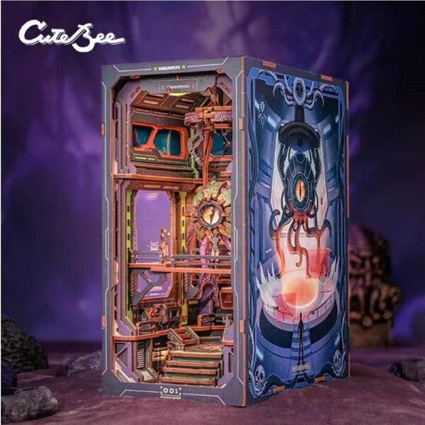Cutebee The Eye Of Old God DIY Book Nook Kit Miniature Dollhouse