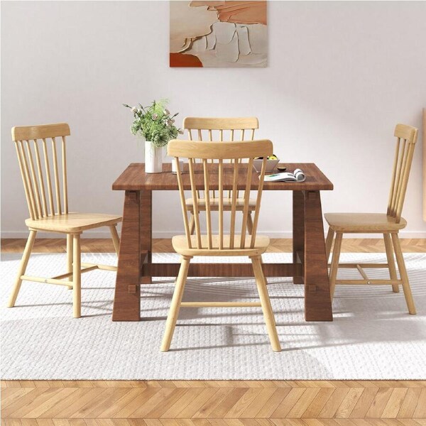 ALFORDSON Set of 4 Dining Chairs Wood Modern Oak