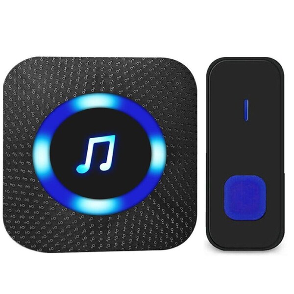 OZNALA Wireless Door Bell Chime Waterproof Doorbell Plugin Receivers 300M Long Range