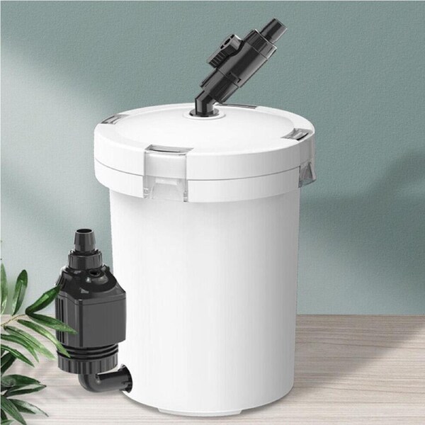 OZNALA External Aquarium Pond Filter Fish Tank Filter Canister Water Pump Filtration