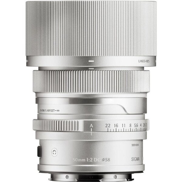Sigma 50mm f/2 DG Contemporary Lens - L-mount Silver