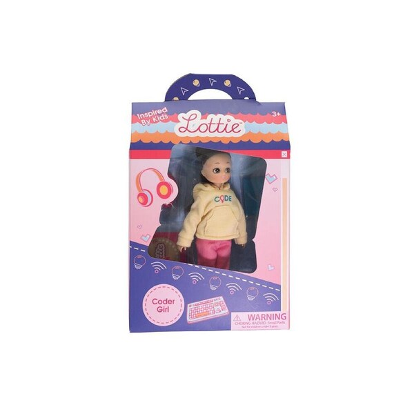 LOTTIE Coder Girl Doll Kids/Children Fun Educational Imaginative Toy 3y+
