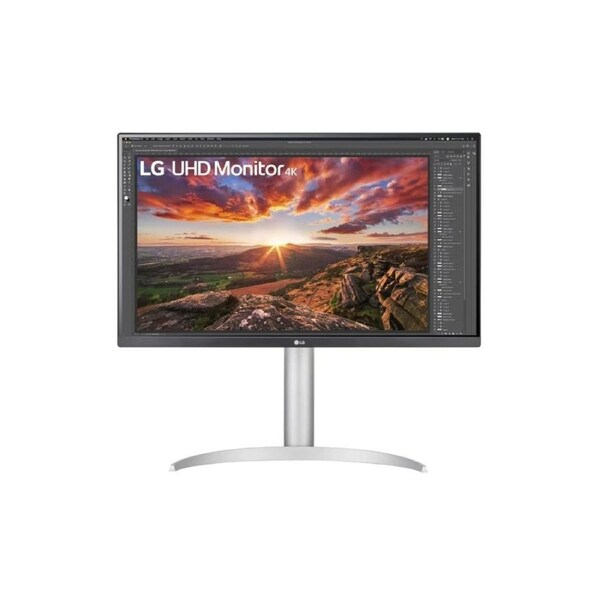 LG 27' IPS 5ms 4K UHD HDR400 FreeSync, Borderless Monitor w/ArcLine HAS - HDMI,DP, USB Type-C 96w, Speaker, VESA 100, Height Adjust, Business Monitor