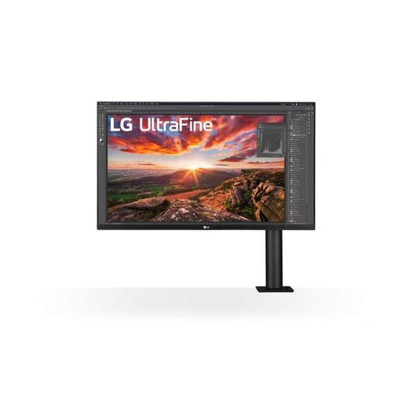 LG 32UN880K-B 32' IPS 4K 5ms UltraFine UHD LED Business Office, HDR10, DCI-P3 95%, USB-C (60W PD) Monitor