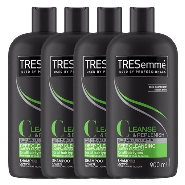Tresemmé Shampoo Cleanse & Replenish 900ml (4 Pack)