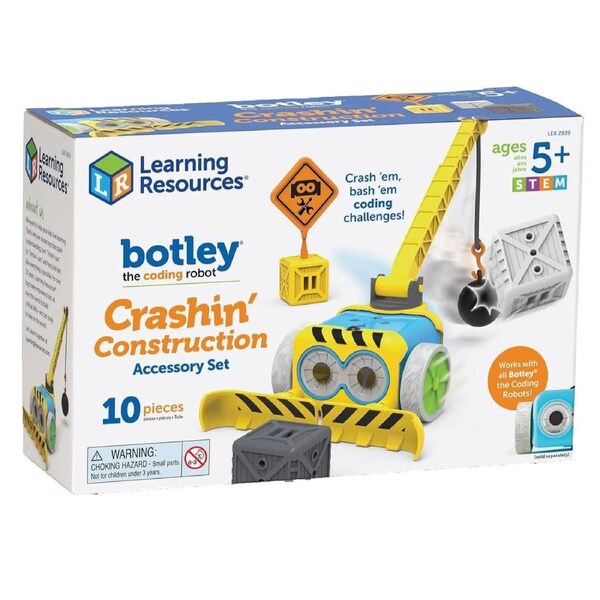 Learning Resources Botley The Coding Robot Crashin' Construction Accessory Set