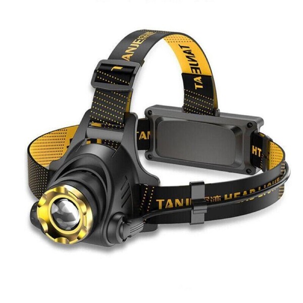 Head Torch Lamp Flashlight 12000000lm LED Headlamp USB Rechargeable
