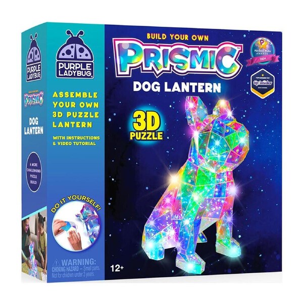 Prismic 3D Puzzle Dog Lantern Kids/Children DIY Art/Craft w/ Lights 12y+