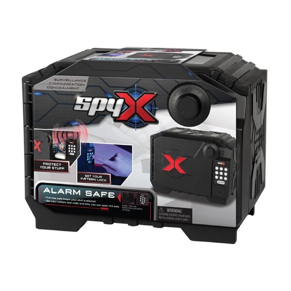 SpyX Alarm Safe Storage Box Kids/Children Toddler Pretend Spy Play Toy 5y+
