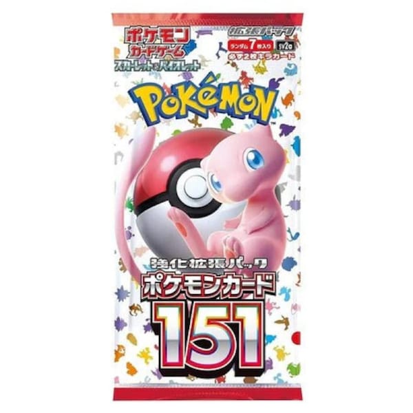 Pokemon 151 SV2A Booster Pack - Japanese Pokemon TCG