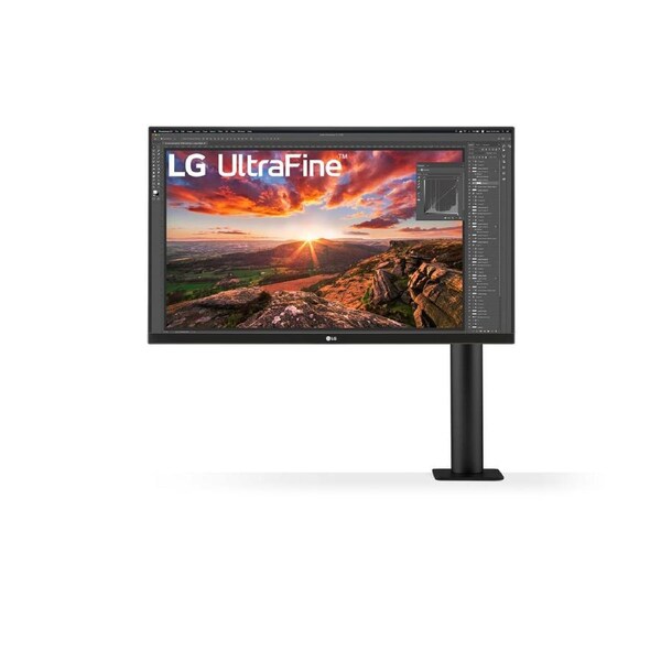 LG 27' IPS Ergo 4K (3840x2160) C-Clamp USB-C x1 ,HDR 400, VESA 100mm, Speakers Height Adjustable. 3 Years Limited