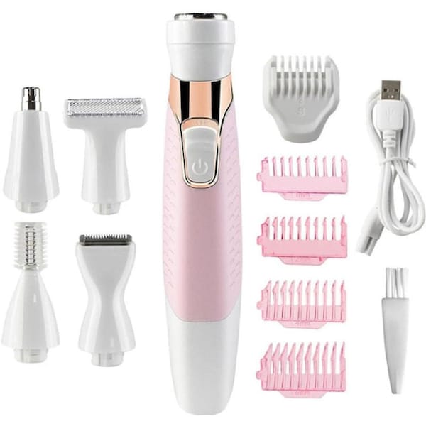 Beakey 5 in 1 Painless Electric Razors Wet Dry Use for Face Legs Pubic