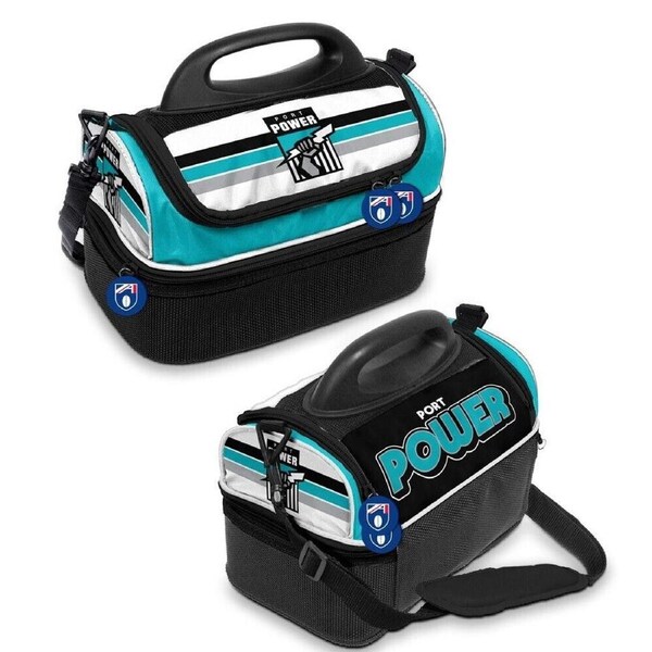 AFL Retro Dome Cooler Bag - Port Adelaide Power - Insulated - Lunch Box