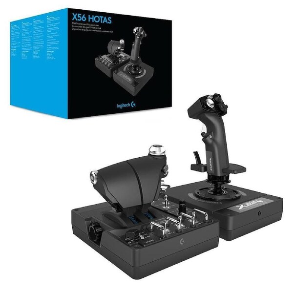 Logitech G X56 H.O.T.A.S. RGB Throttle and Stick Controller