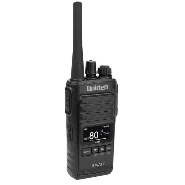 Uniden 5W UHF CB Splashproof Handheld Radio