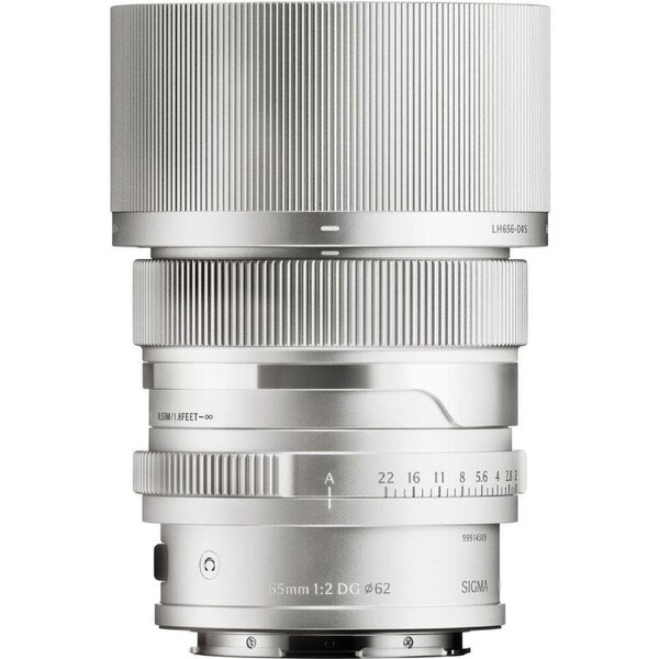 Sigma 65mm f/2 DG Contemporary Lens - L-mount Silver