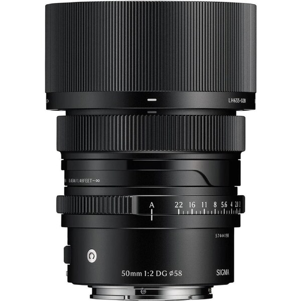 Sigma 50mm f/2 DG Contemporary Lens - L-mount Black