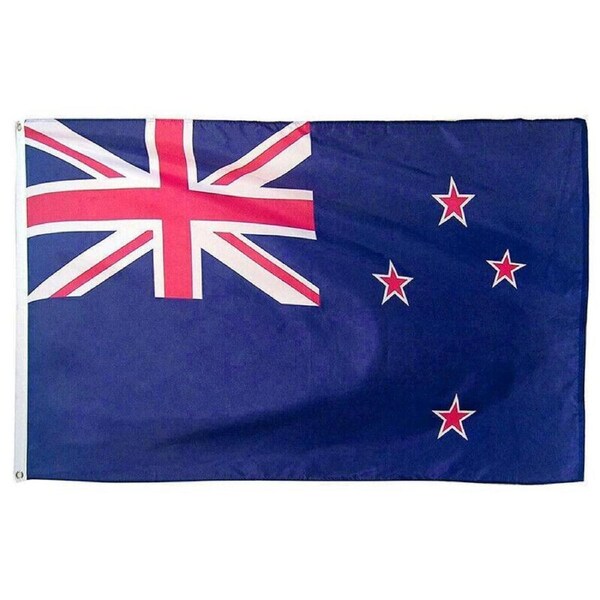 Large New Zealand Flag Kiwi Nz Heavy Duty Outdoor 90 X 150 Cm - 3Ft X 5Ft