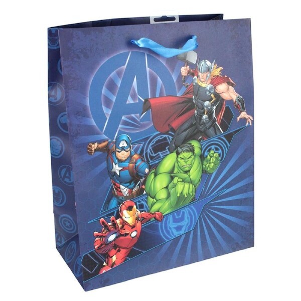 Marvel Avengers Blue Gift Bag 32cm