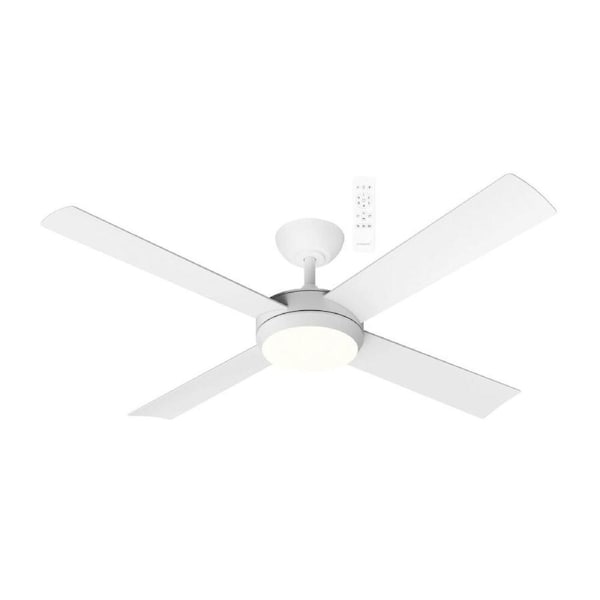 Martec Quantum 1320mm DC Ceiling Fan with LED Light White