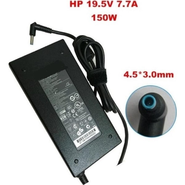 New Genuine HP 150W AC Adapter LAPTOP Charger Zbook 15 G3 G4 G5 Blue tip