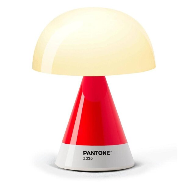 Lexon Mina M Medium Portable Led Lamp PANTONE -2035 Red