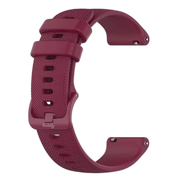 Garmin Forerunner 745 Vivoactive 4 Replacement Watch Band Wine Red