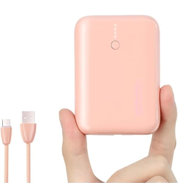 MOVE SPEED Mini Cute Charger Power Bank 10000mAh 22.5W - Pink