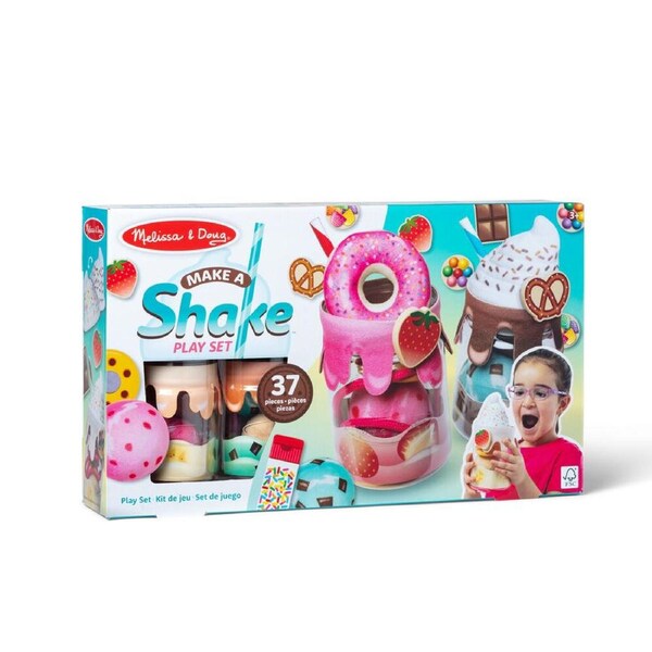 Melissa & Doug Make A Shake Kids/Children Pretend Kitchen Role Play Set 3y+