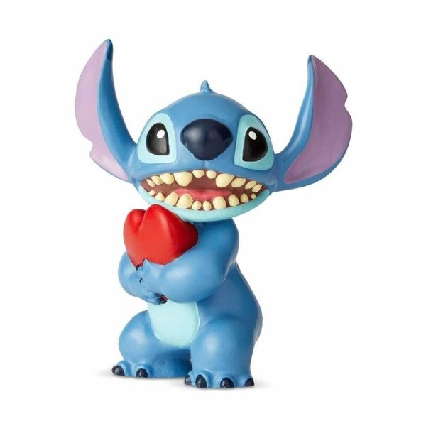 Disney Showcase Figurine 6cm Stitch With Heart Mini, Whitehill 6002185