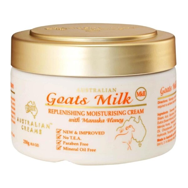 Australian Creams MKII Goats Milk Moisturising Cream with Manuka Honey 250g