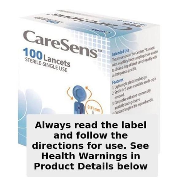 Caresens Lancets 30G 100 Pack