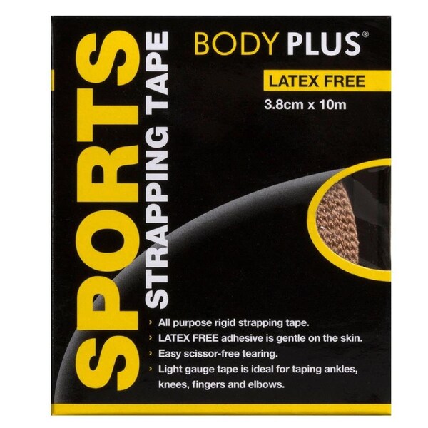 Body Plus Sports Strapping Tape 3.8cm x 10m