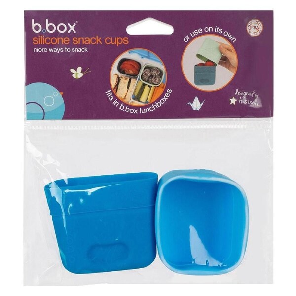 B.Box Silicone Snack Cups Ocean 2 Pack