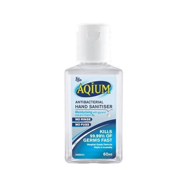 Ego Aqium Antibacterial Hand Sanitiser 60ml