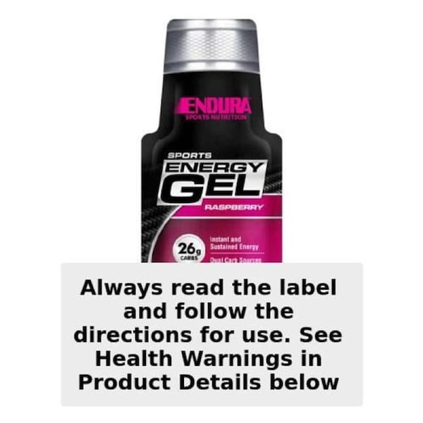 Endura Sports Energy Gel Raspberry 35g