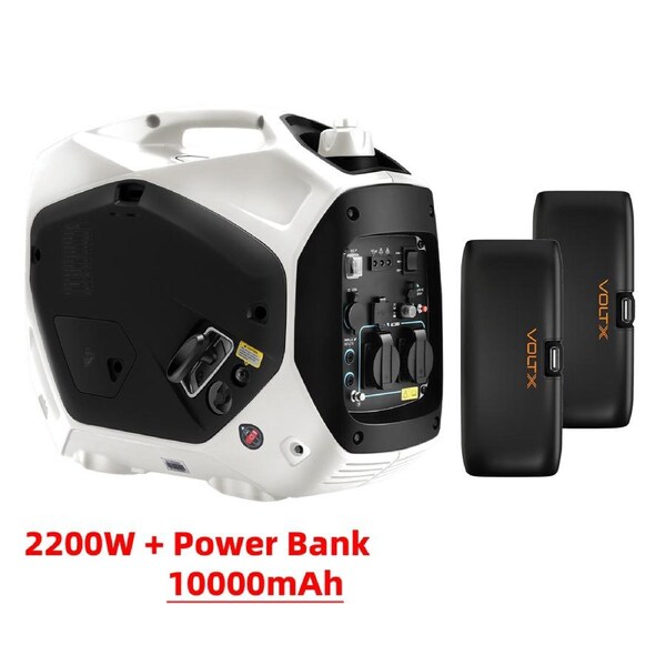 GENTRAX GPRO 2200 Inverter Generator – Lightweight 22kg, 2x 240V Outlets, USB & 12V, Perfect for Caravan or Multi-Person Trips