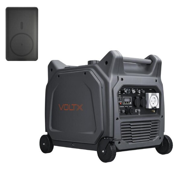 VoltX VX6600 2-Wire Inverter Generator + 10000mAh Power Bank