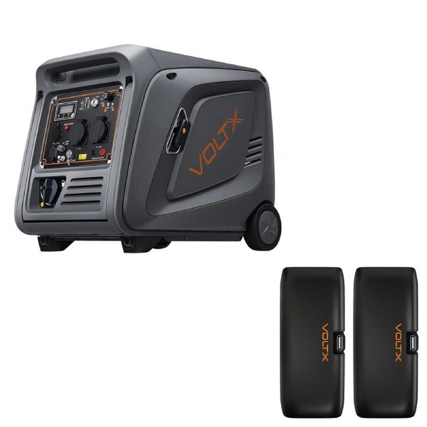 VoltX VX3850 Pro 2-Wire 3.85kW Portable Inverter Generator – Multi-Start, LCD Display & Euro 5 Certified