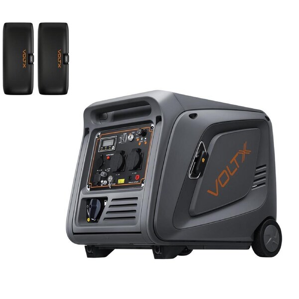 VoltX VX3850 Pro 3.85kW Inverter Generator – 4 Start Options, Low Fuel Consumption, Perfect for Camping