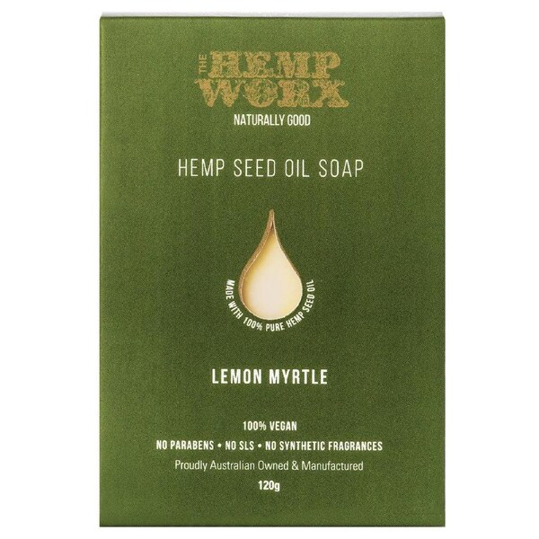 Hemp Worx Lemon Myrtle Soap Bar 120g