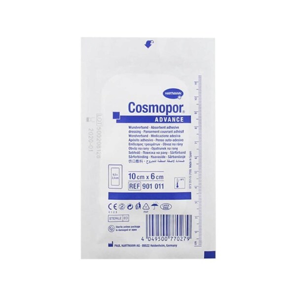 Hartmann Cosmopor Advance Island Dressing 10cm x 6cm Single