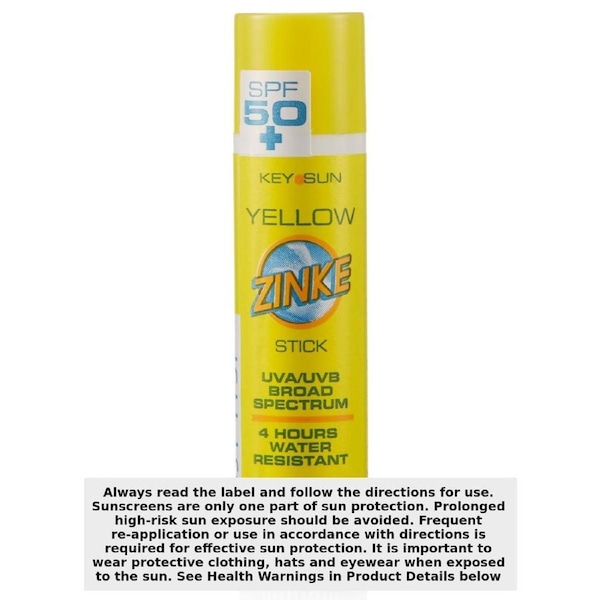Key Sun Zinke Stick SPF50+ Yellow 5g